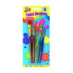 Artbox 5 Assorted Paint Brushes (Pack of 12) 5453 TAL5453