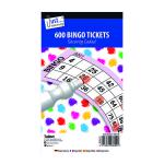 Just Stationery Jumbo Bingo Tickets 21 x 12cm (Pack of 12) 8002 TAL8002