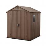 Keter Darwin Shed 6x6ft Wood Brown KET252003 TBK63405