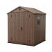 Keter Darwin Shed 6x6ft Wood Brown KET252003 TBK63405