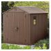 Keter Darwin Shed 6x8ft Wood Brown KET252004 TBK63407
