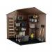 Keter Darwin Shed 6x8ft Wood Brown KET252004 TBK63407