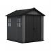 Keter Newton Plus Shed 7.5x7ft Grey KET260263 TBK85078