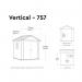 Keter Newton Plus Shed 7.5x7ft Grey KET260263 TBK85078