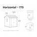 Keter Newton Plus Shed 7.5x7ft Grey KET260263 TBK85078