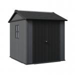 Keter Newton Plus Shed 7x7.5ft Grey KET260264 TBK85079