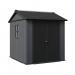 Keter Newton Plus Shed 7x7.5ft Grey KET260264 TBK85079