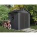 Keter Newton Plus Shed 7x7.5ft Grey KET260264 TBK85079