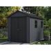 Keter Newton Plus Shed 7.5x9ft Grey KET260265 TBK85080