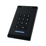 SecureDrive KP Hardware Encrypted External Portable Hard Drive 5TB with Keypad SD-KP-20-BL5000 TD00708