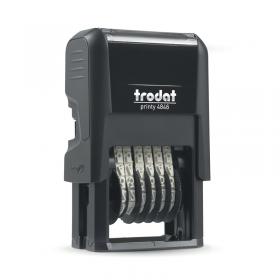 Trodat Printy 4846 Self-Inking 6 Band Numberer Stamp 211619 TD11619