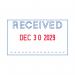 Trodat Printy 4750L1 Dater Stamp - Received 139922 TD39922