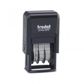Trodat 4810 Self-Inking Date Stamp Black 70169 TD70169