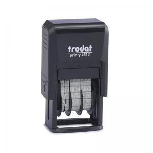 Trodat Printy Trodat 4810 Self-Inking Date Stamp Black 70169 TD70169