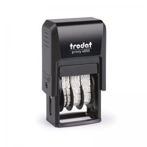 Trodat Printy 4850L2 Mini Dater Stamp Paid  3.8mm Date 76373 TD76373