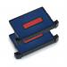 Trodat Ink Cartridge Replacement Pad 64750 BlueRed (Pack of 2) 78253 TD78253