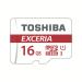 Toshiba Exceria M302 MicroSDHC+SD Adapter Class 10 16GB THN-M302R0160EA