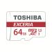 Toshiba Exceria M302 MicroSDXC+SD Adapter Class 10 64GB THN-M302R0640EA