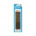 Tiger Premium HB Pencils with Eraser Tips x6 Pack of 12 15016873015357 TGR01535