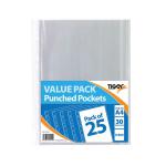 A4 Punched Pockets 30 Micron 15x25 Pockets (Pack of 375) 301599 TGR01599