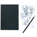 A5 Black Softback Cover Sketch Book 40 Pages (Pack of 5) 301727