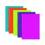 Polypropylene Covered Notebooks A5 40 Sheets Assorted (Pack of 10) 301746 TGR01746
