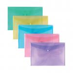 Stud Wallet Pastel Assorted A4 (25 Pack) 302208 TGR02208