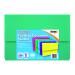 Card Document Wallets Assorted Foolscap (Pack of 12) 302396