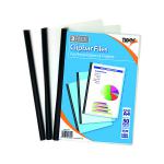 Tiger Clipbar A4 Files Clear (Pack of 36) 301669 TGR6692