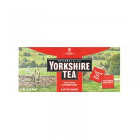yorkshire-tea Yorkshire Tea Tagged and Enveloped Tea Bags (Pack of 200) 1341 TH12128