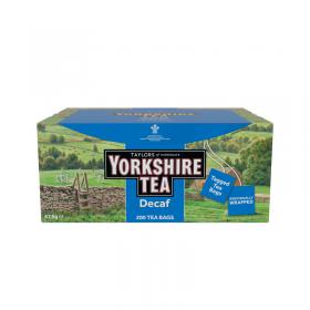 yorkshire-tea Yorkshire Tea Decaffeinated Tagged And Enveloped Bags (Pack of 200) 1343 TH75231