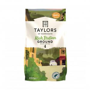 Taylors Rich Italian Roast and Ground Coffee 200g 6314 TH75266