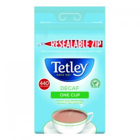 Tetley One Cup Decaffeinated Tea Bags (Pack of 440) 1800A TL08755