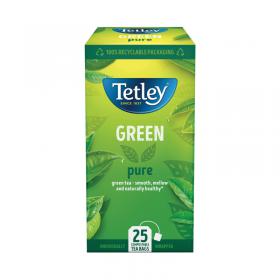 Tetley Pure Green Tea Bags (25 Pack) 1575A TL11575