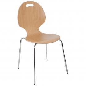 Teknik Office Cafe Chair Available In Singles Or Packs Of 4 Breakout Chair Chrome Legs And Solid Shell Seating