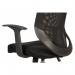 Teknik Office Nova Mesh Back Executive Chair Matching Black Fabric Seat and Removable Fixed Nylon Armrests 1095