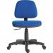 Teknik Office Ergo Blaster Blue Fabric Operator Chair Medium Sized Backrest Accepts Optional Arm Rests 1100BLU