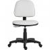 Teknik Office Ergo Blaster White PU Operator Chair Medium Backrest Height Adjustable Wipe Clean Seat Accept Optional Arm Rests 1100PUWHI