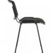 Teknik Office Conference Mesh Backrest Black. Fabric Stackable Fully Assembled Chair Padded Seat Aerated backrest. (MOQ of 4 - priced individually) 1500MESH-BLK