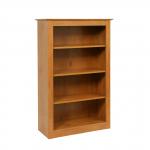 Teknik Office French Gardens Pine Effect 4 Shelf Bookcase With Two Height Adjustable Shelves