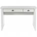 Teknik Office Soft White Effect Laptop Home Office Study Desk With Stationery And Keyboard Drawer 5411204