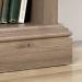 Teknik Office Barrister Home Tall Bookcase in Salt Oak Finish with Ten Cubby Holes and Contrasting Metal Identification Tags 5414108