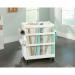 Teknik Office Craft Cart in a White Finish with spacious slide out top 5417047