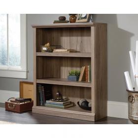 Teknik Office Barrister Home 3 Shelf Bookcase in Salt Oak Finish with two adjustable shelves and easy assembly 5420176