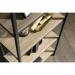 Teknik Office Industrial Style 4 Shelf Bookcase Durable Black Metal Frame Charter Oak Effect Generously Sized Shelves 5420277
