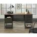 Teknik Office Boulevard Cafe Desk Black Finish Contrasting Vintage Oak Accent effect 5420701