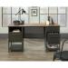 Teknik Office Boulevard Cafe Desk Black Finish Contrasting Vintage Oak Accent effect 5420701