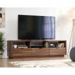 Teknik Office Hampstead TV Stand Credenza with Grand Walnut effect finish, accommodates up to a 70â€ TV or media display device weighing up to 43kg 5420834