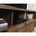 Teknik Office Hampstead TV Stand Credenza with Grand Walnut effect finish, accommodates up to a 70â€ TV or media display device weighing up to 43kg 5420834