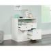 Teknik Office Craft Storage Cabinet in a White Finish with four easy glide drawers 5421407